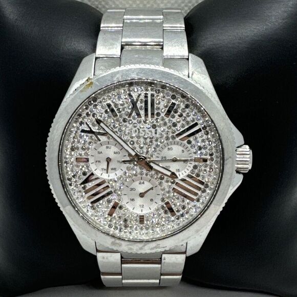 Fossil Cecile AM4601 Women Stainless Steel Analog Dial Quartz Wrist Watch AEA437 - Picture 1 of 11